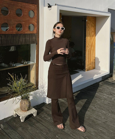 Faux Layered Pants
